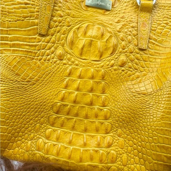 Butter Cup Yellow Brahmin Leather Bag/Purse - In Great - Picture 1 of 3